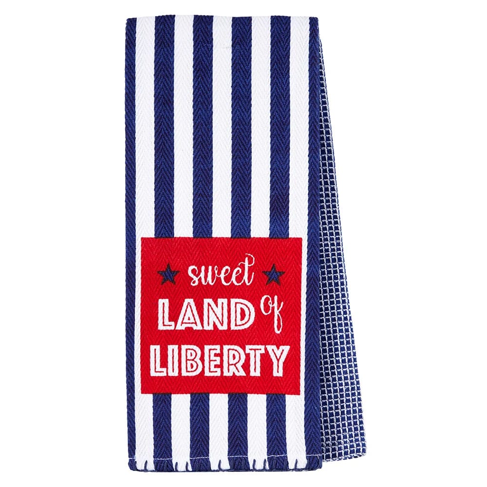 Patriotic Cotton Kitchen Towel Set, 2 Piece