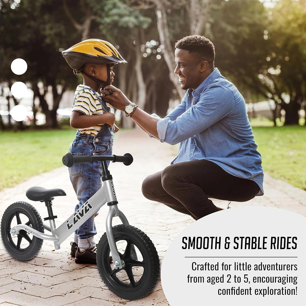 LAVA Sport Balance Bike, Ash Silver