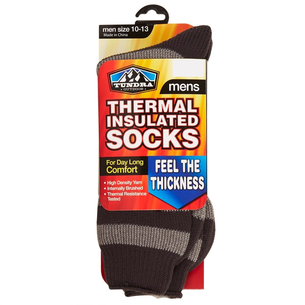 Tundra Outdoor Heavy-Duty Men's Thermal Insulated Socks