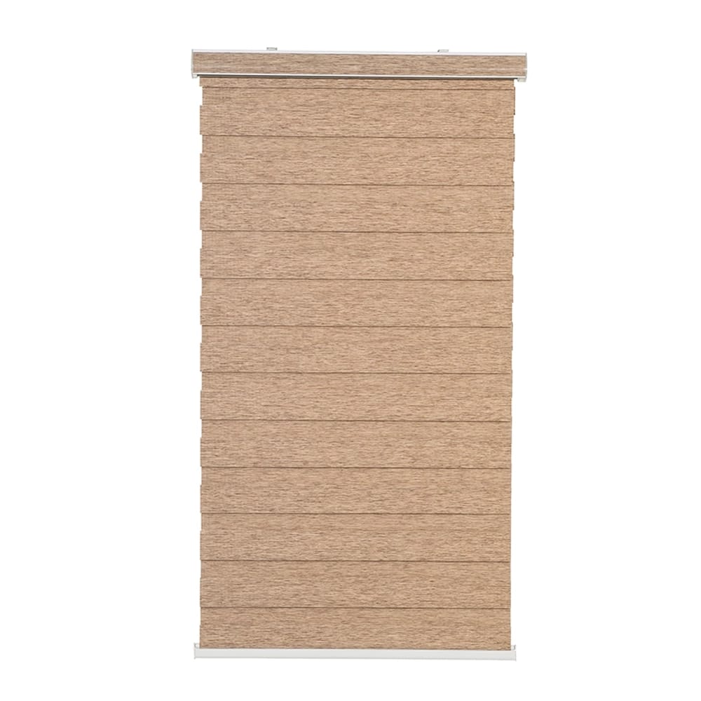 Cordless Textured Fabric Push-up Shadow Roller Shade, Tan, 23" x 66"