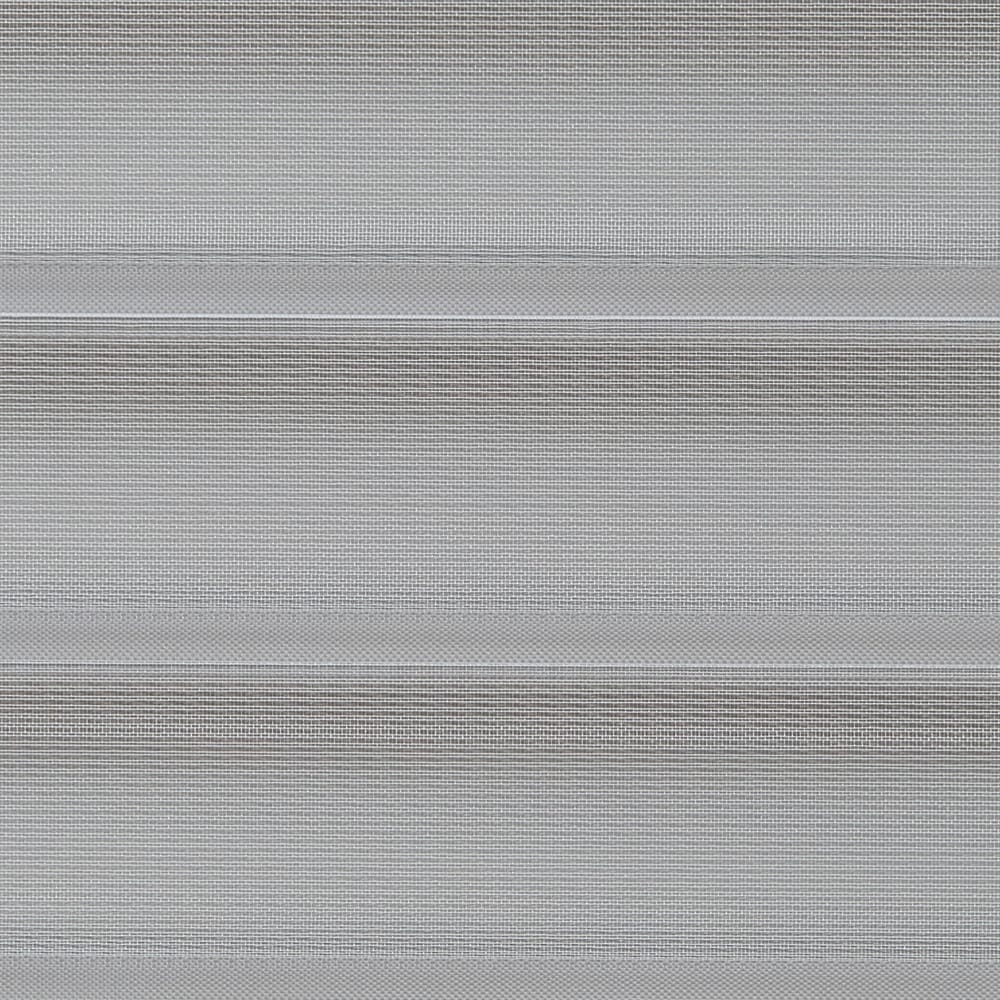 Cordless Shangrila Horizontal Sheer Shade, Silver, 39" x 64"