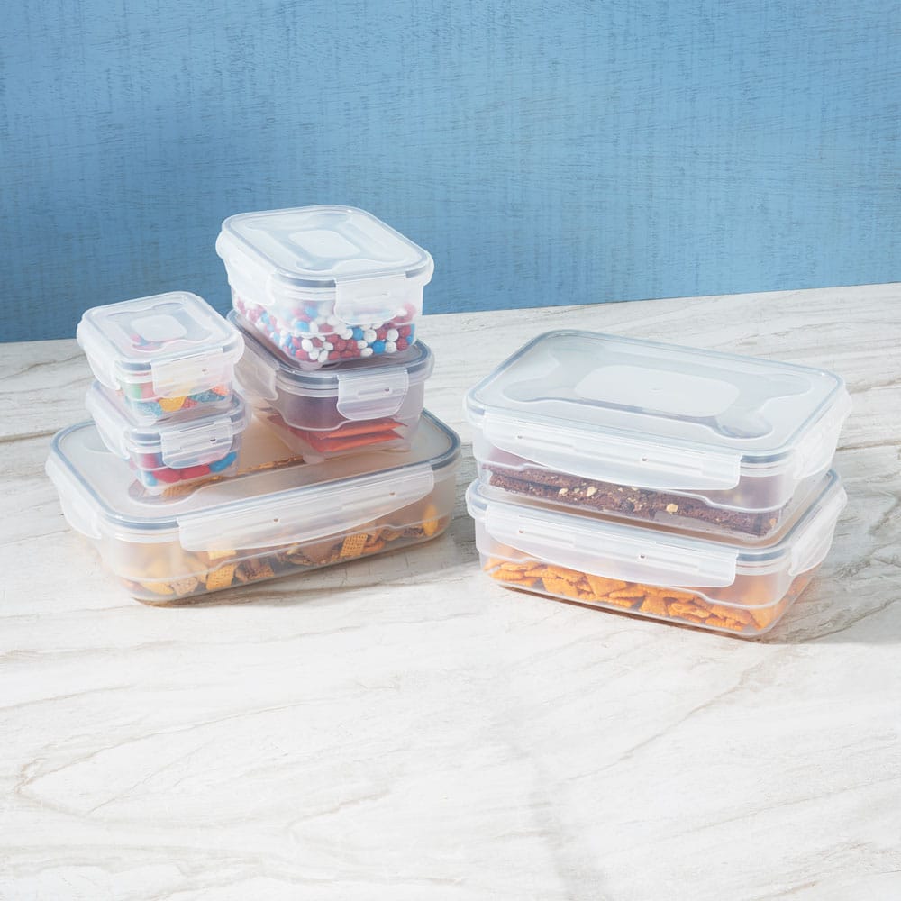 Homemaid Living Premium Airtight Plastic Storage Containers, 7-Piece Variety Size Set