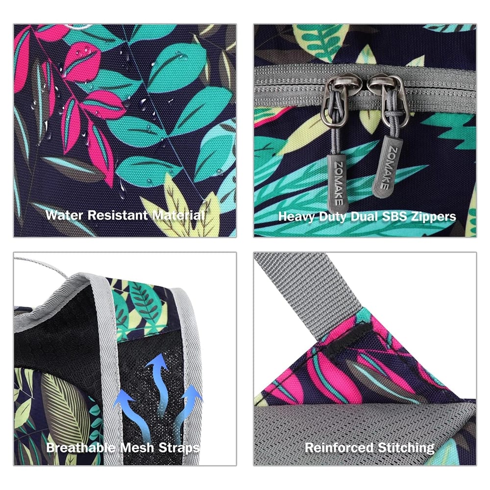 ZOMAKE Ultra Lightweight Packable Backpack, 18L, Multi-Color