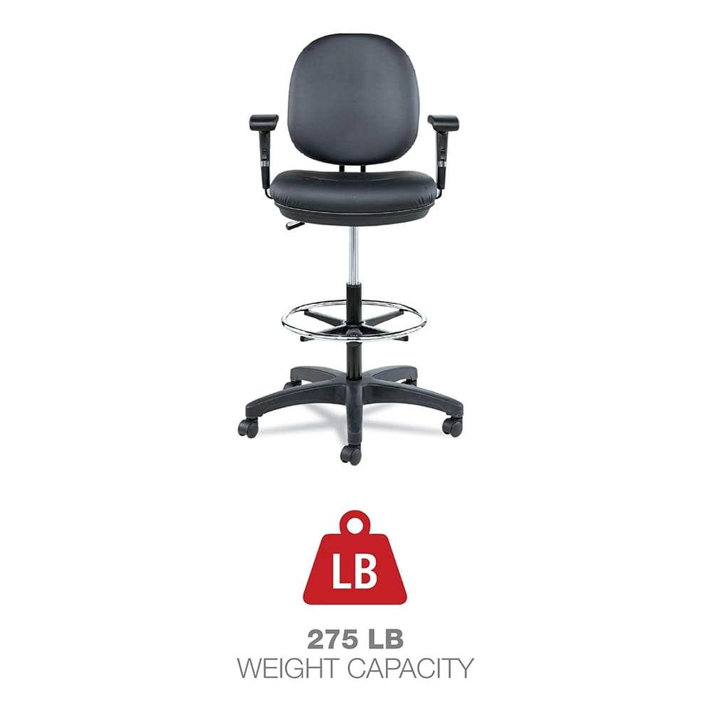 Alera Swivel Task Stool, Black