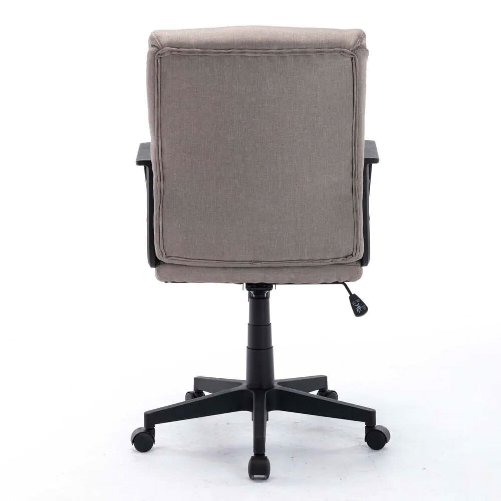 Mid-Back Executive Swivel Task Chair, Brown