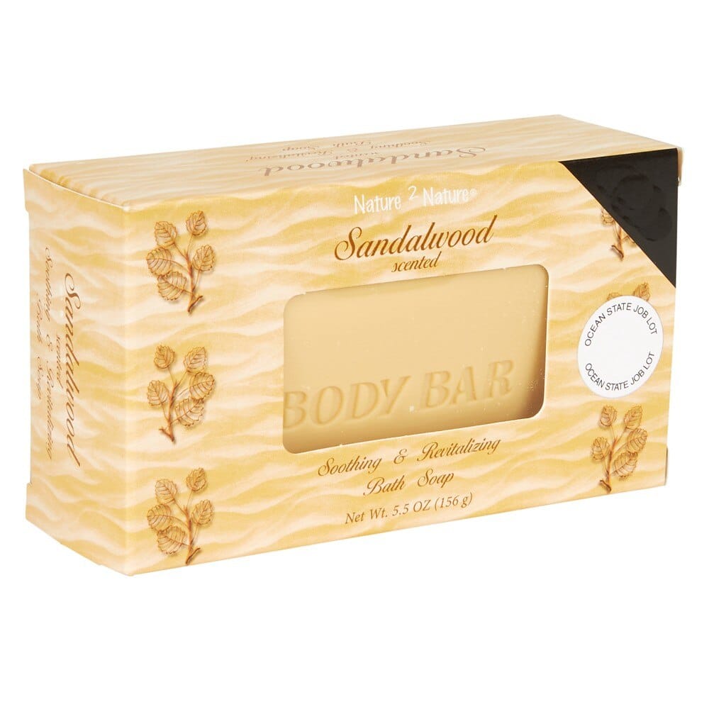 Nature 2 Nature Sandalwood Bath Soap, 5.5 oz