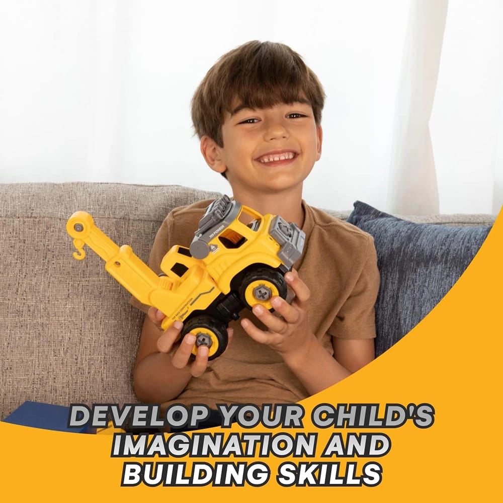 Top Race 3 in 1 RC DIY Construction Truck Set