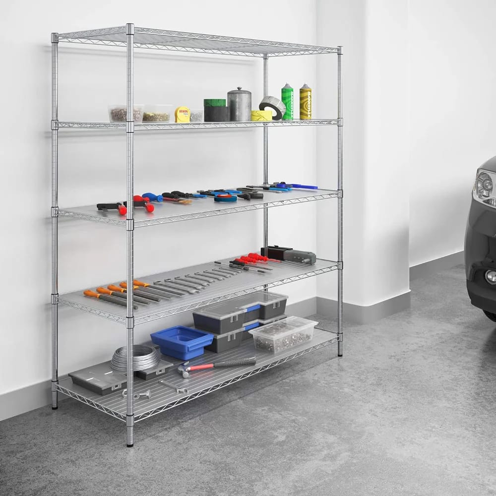 Thirteen Chefs Industrial Shelf Liners, 60" x 24", 5 Pack