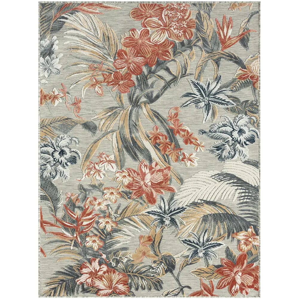 6'7" x 9'3" Tropic Indoor/Outdoor Area Rug