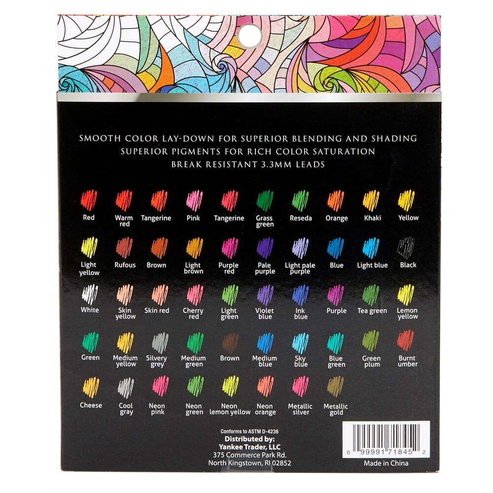 Leader Premium Colored Pencils, 48 Piece