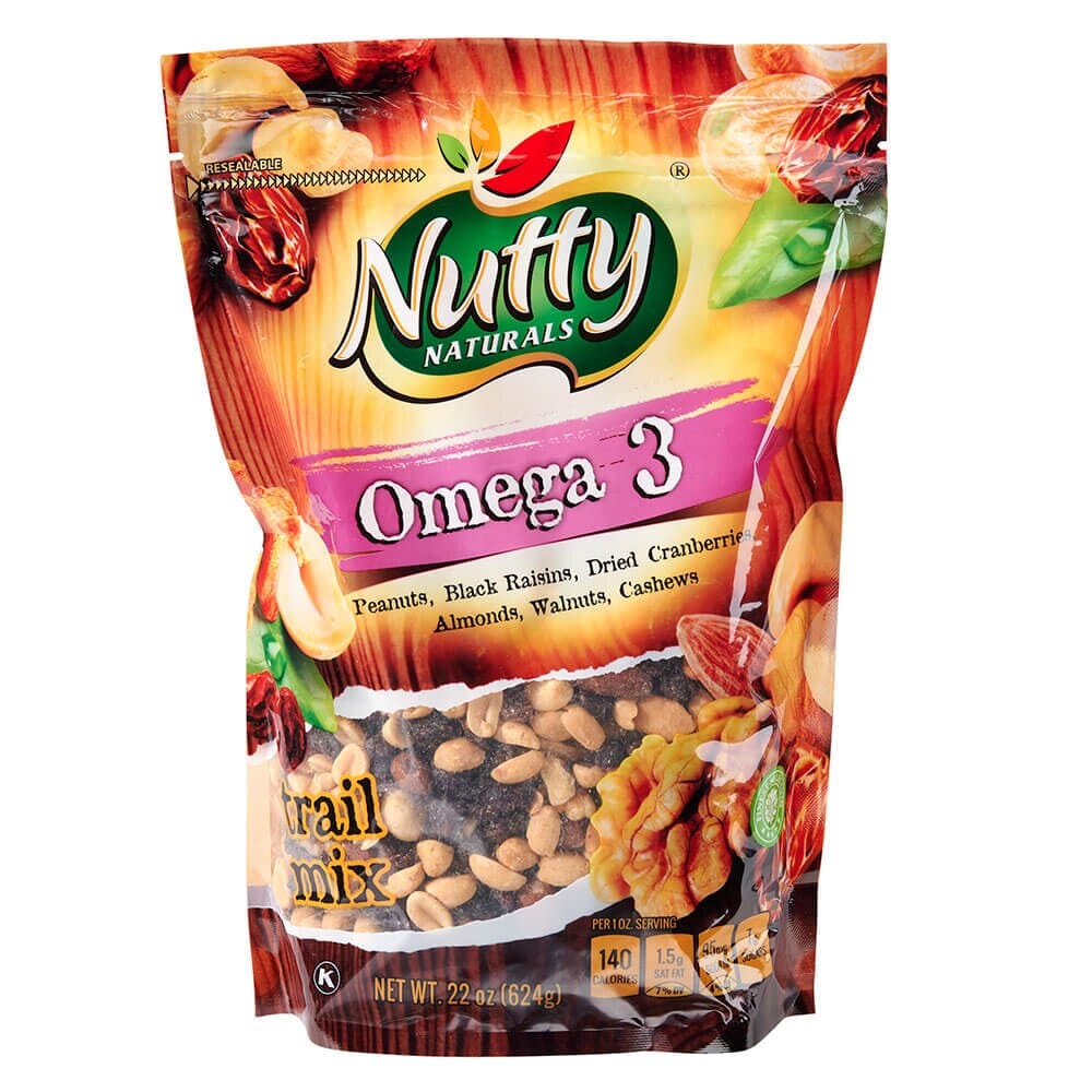 Nutty Naturals Omega 3 Trail Mix, 22 oz
