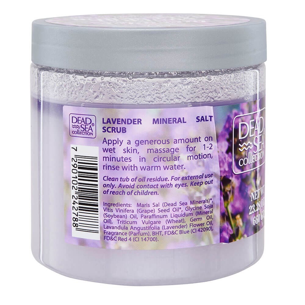 Dead Sea Lavender Mineral Salt Scrub, 23.28 oz