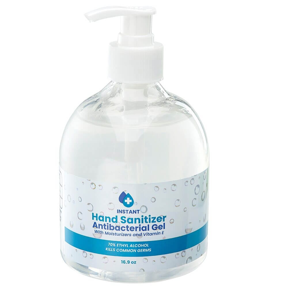 Antibacterial Hand Sanitizer Gel, 16.9 oz