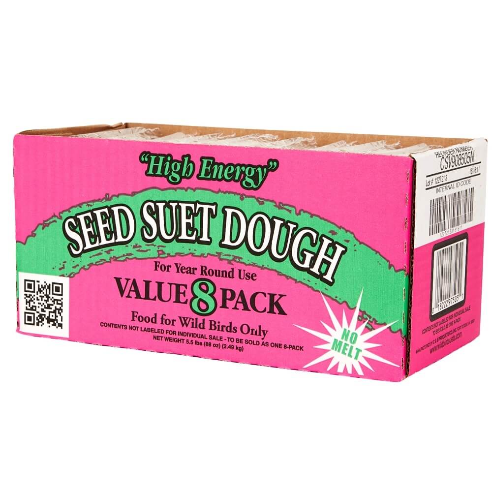 High Energy Seed Suet Dough Value Pack, 8 Count