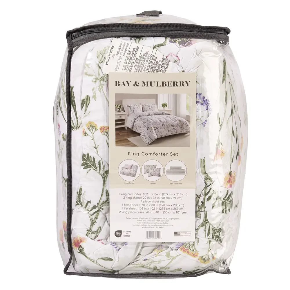 Bay & Mulberry 7-Piece King Comforter Set
