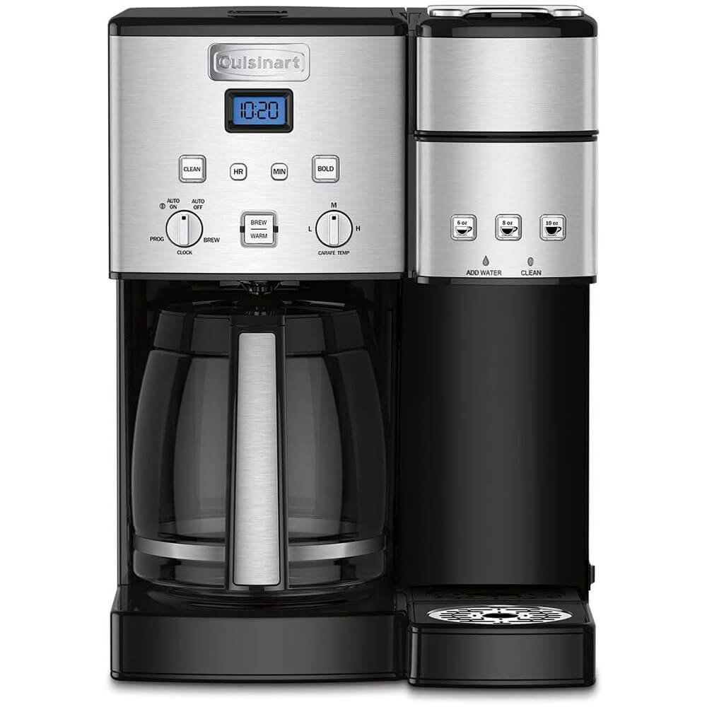 Cuisinart 12-Cup Coffee Maker & Single-Serve Brewer (Factory Refurbished)