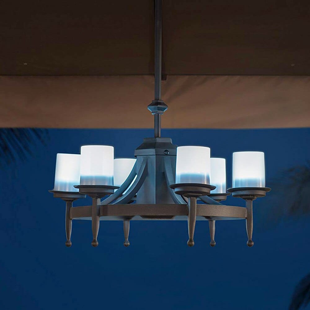 Chatham Outdoor Chandelier with Remote