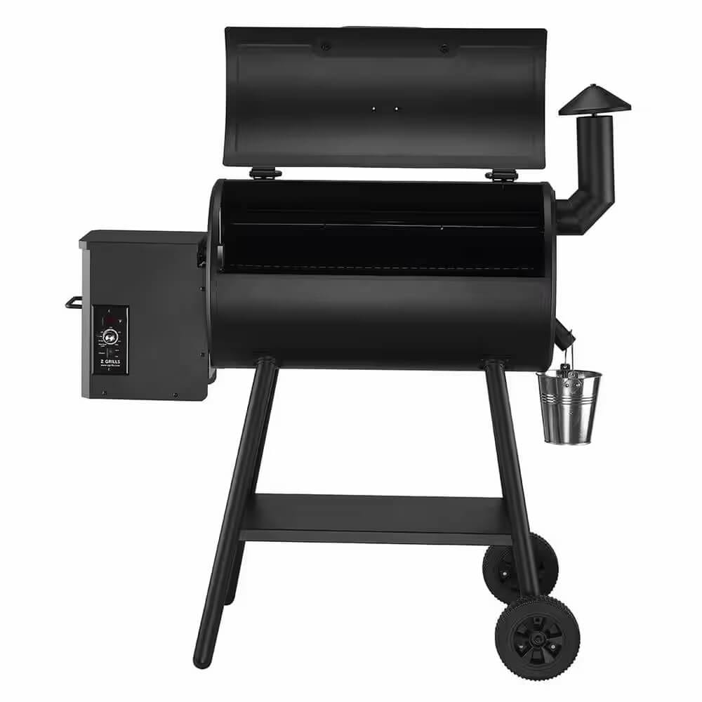 Z Grills 553 sq. in Wood Pellet Grill & Smoker, Black