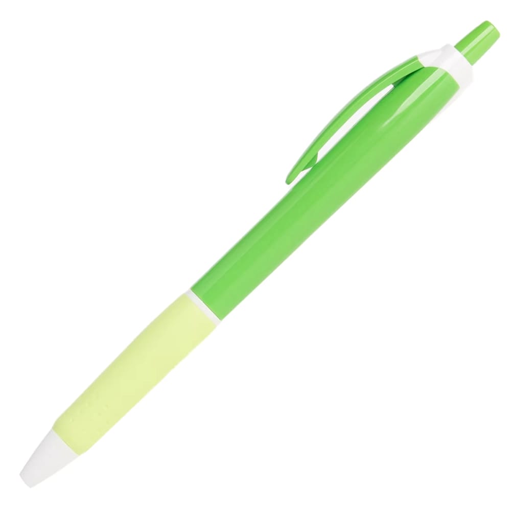 Simply Genius Ballpoint Retractable Pens with Black Ink, Green, 100 Pack