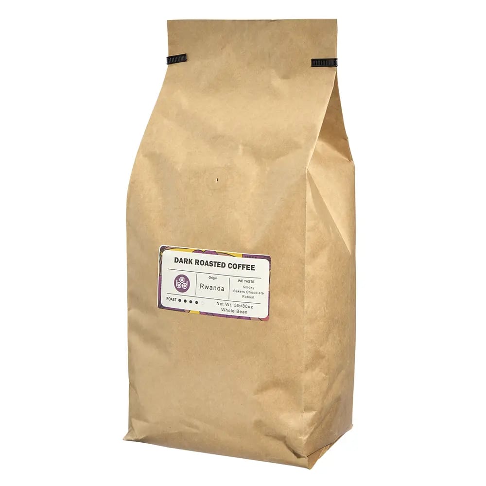 Rwanda Dark Roast Whole Bean Coffee, 5 lb
