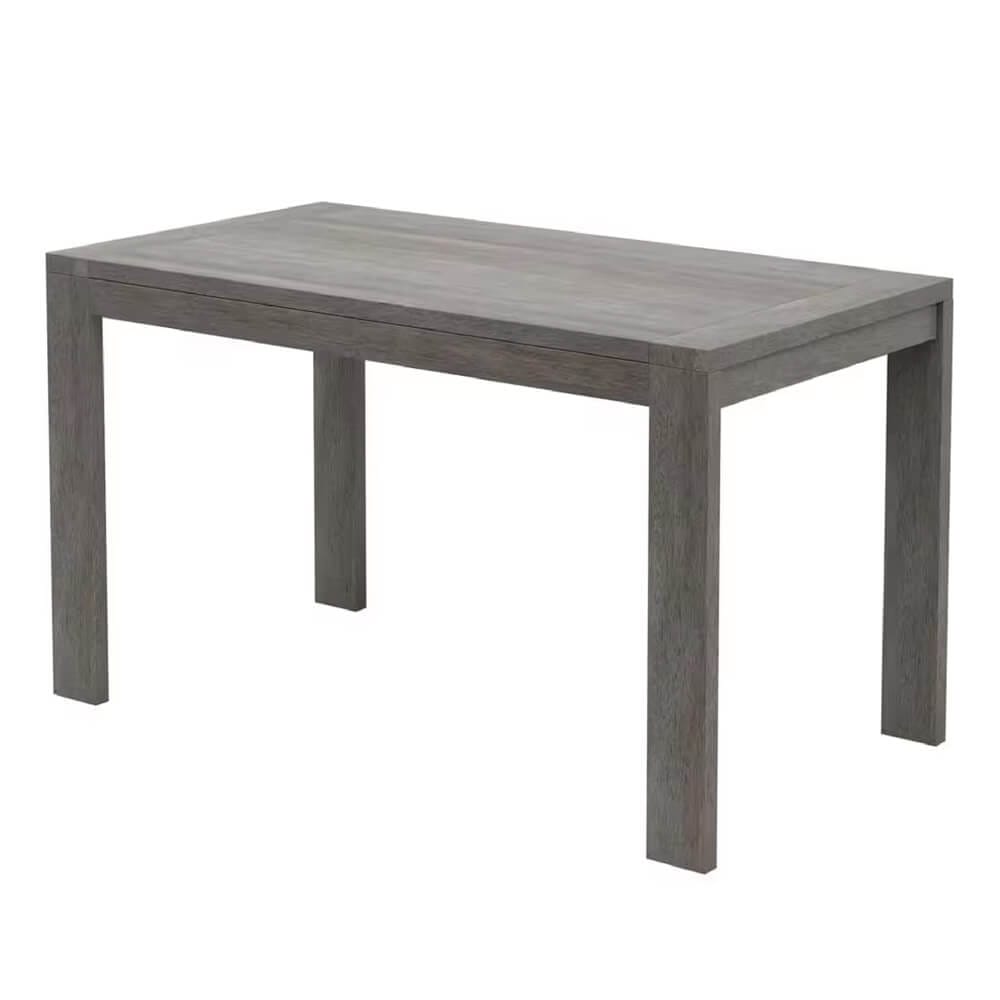 Twin Star Home Rectangular 52" Dining Room Table, Weathered Gray