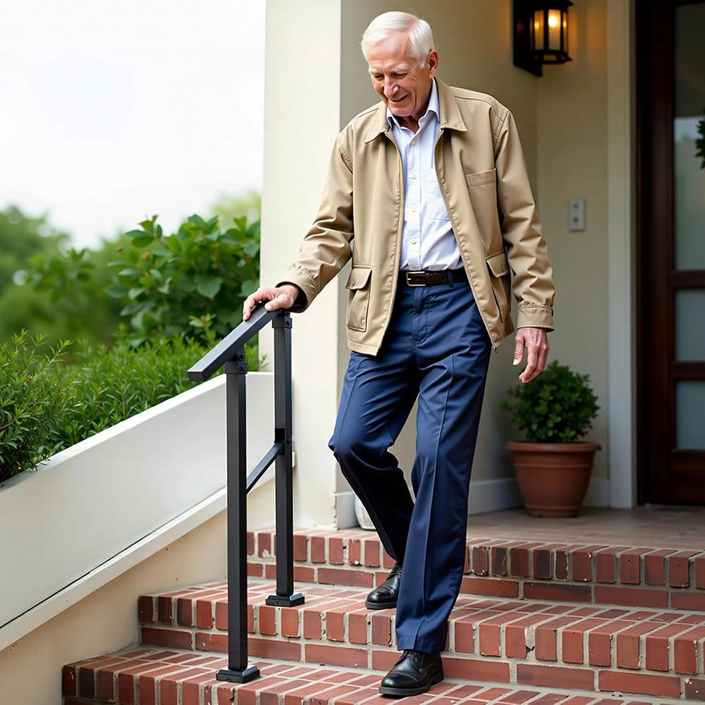 Xesi Strait Shape Step Handrail, 2-Steps