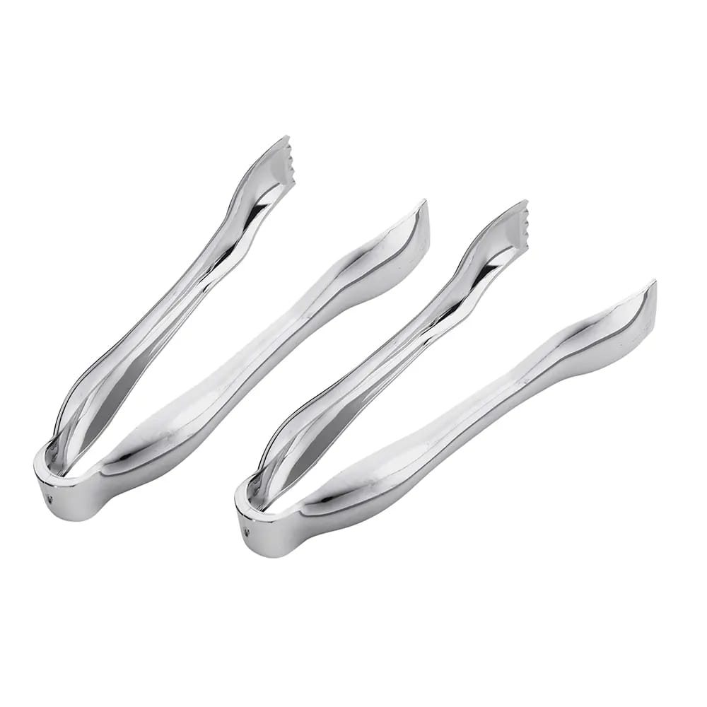 Smith & Callahan Silver Plastic Serving Tongs, 2pk.