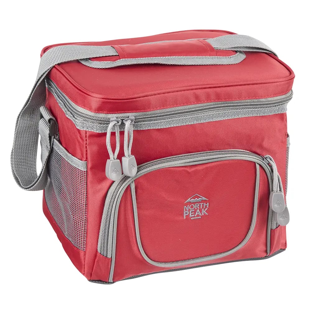 North Peak 9-Can Hardliner Cooler, Red