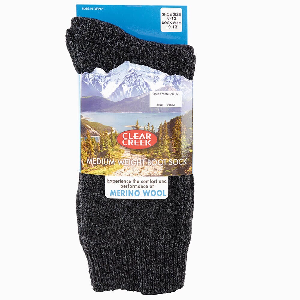 Clear Creek Men's Merino Wool Boot Socks