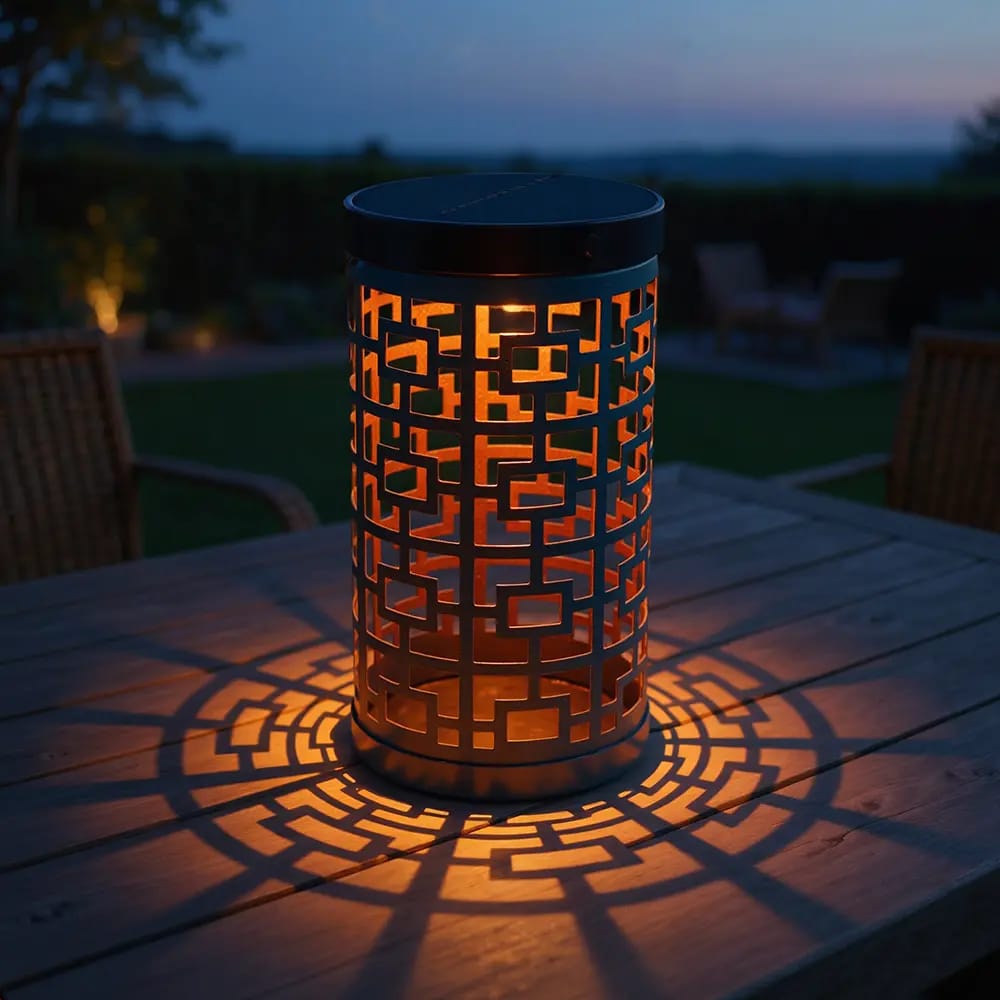 Outdoor Living Solar Table Torches, Navy, 2pk.