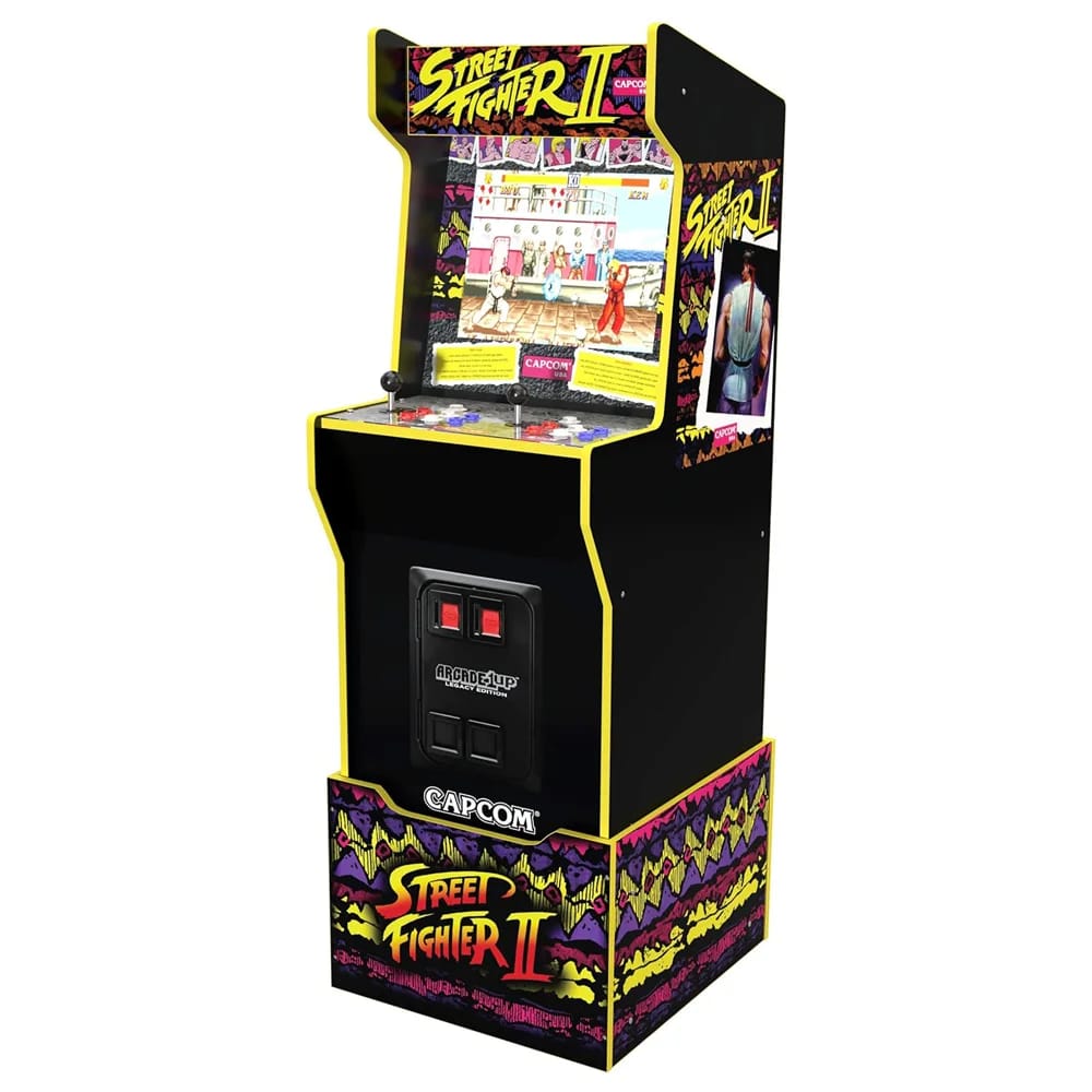 Arcade1up Capcom Legacy Street Fighter II with Riser