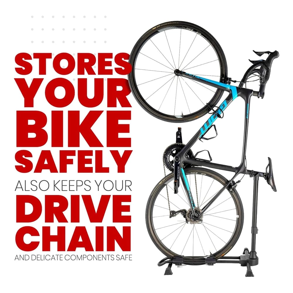 PRO BIKE TOOL Vertical Upright Bicycle Floor Stand