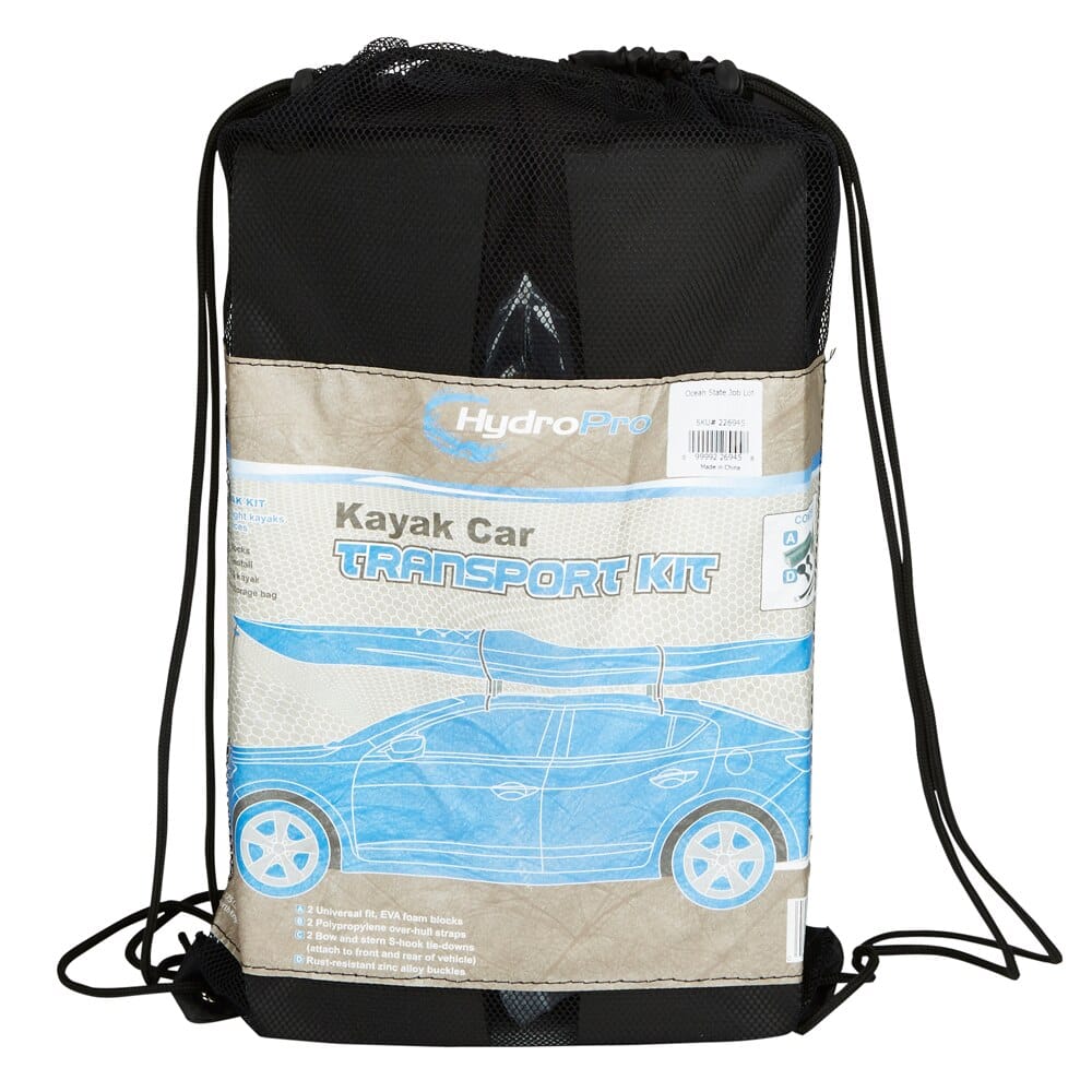 HydroPro Kayak Car Transport Kit, 9 Piece