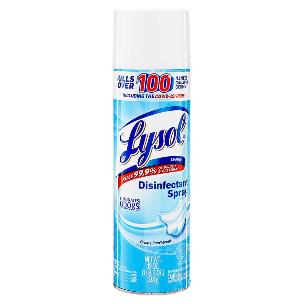 Lysol Crisp Linen Disinfectant Spray, 19 oz