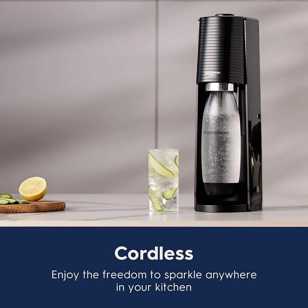 SodaStream Terra Sparkling Water Maker, Black