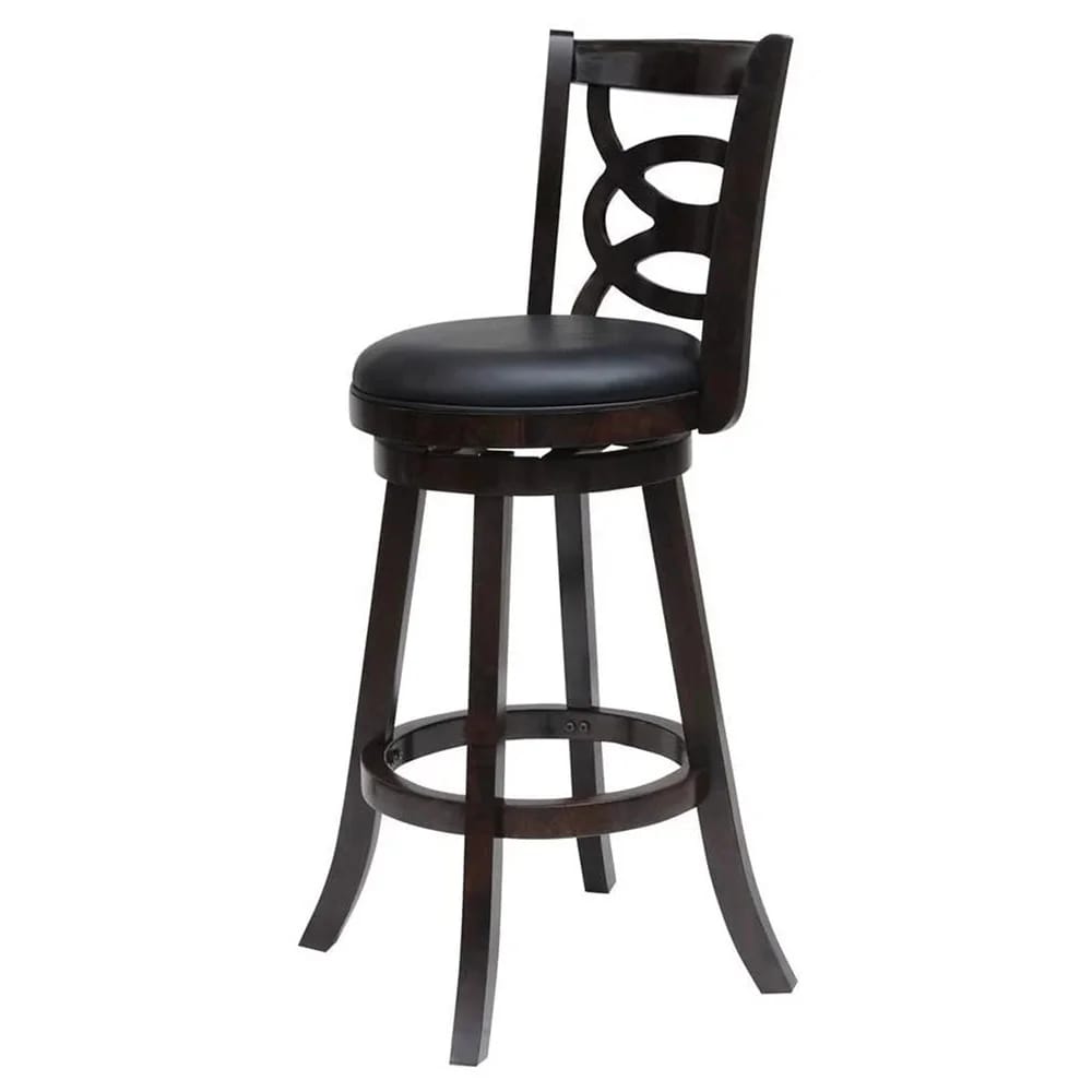 Siena 24" Swivel Counter Stool, Cappuccino