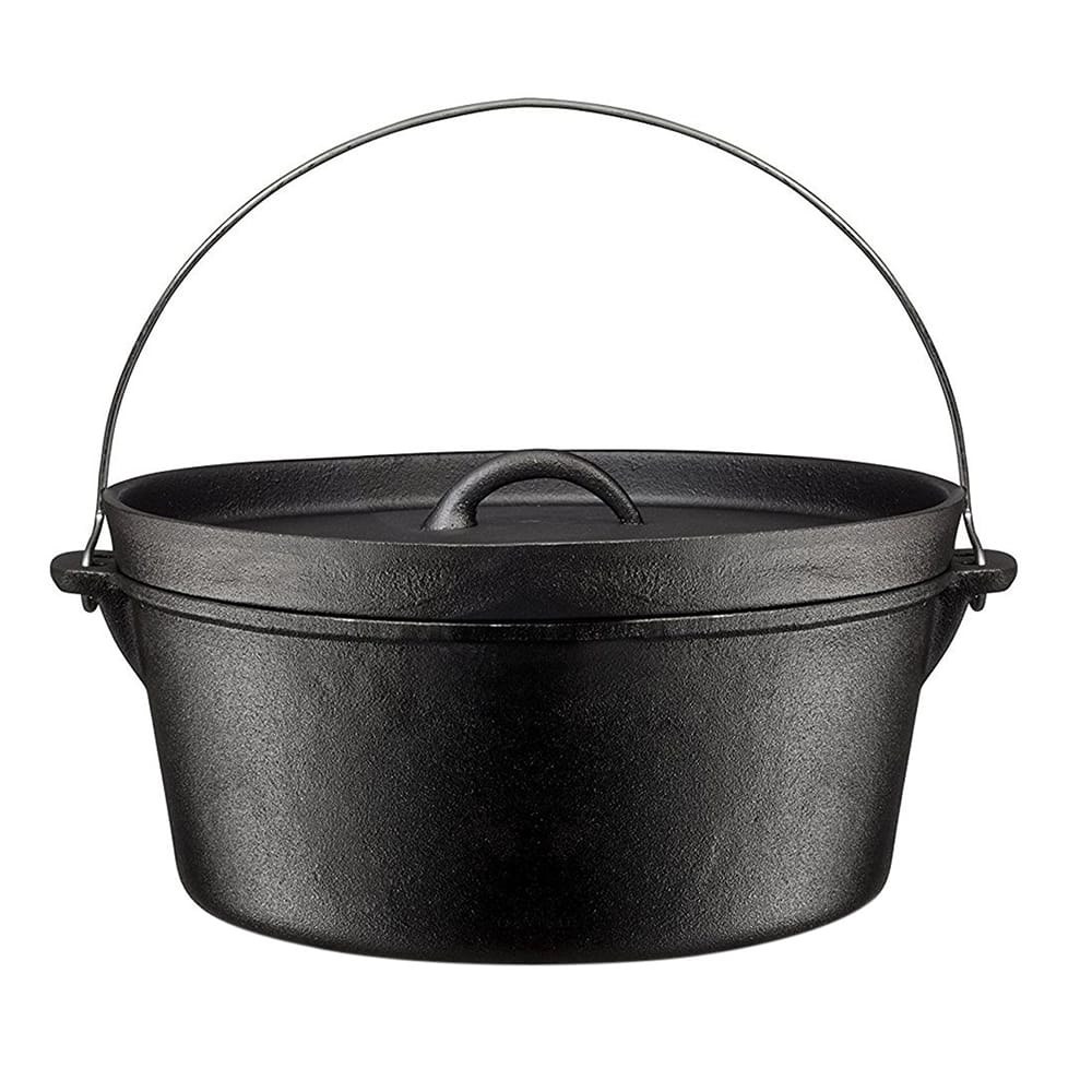 Bruntmor 8-Quart Pre-Seasoned Cast Iron Dutch Oven