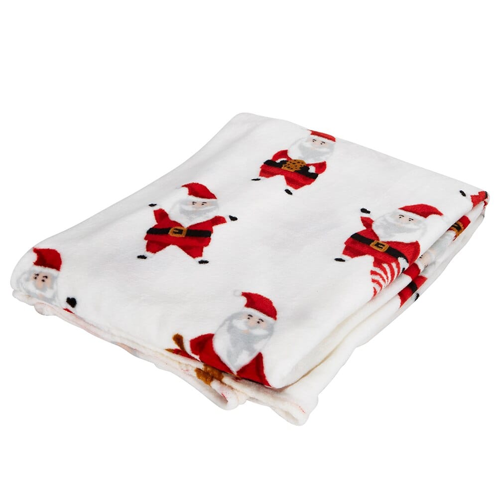 Mistletoe Collection Oversized Velvet Plush Throw Blanket