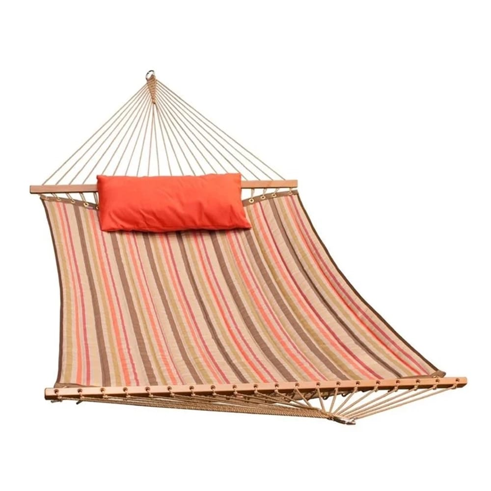 11' Reversible Sunbrella Quilted Hammock, Orange