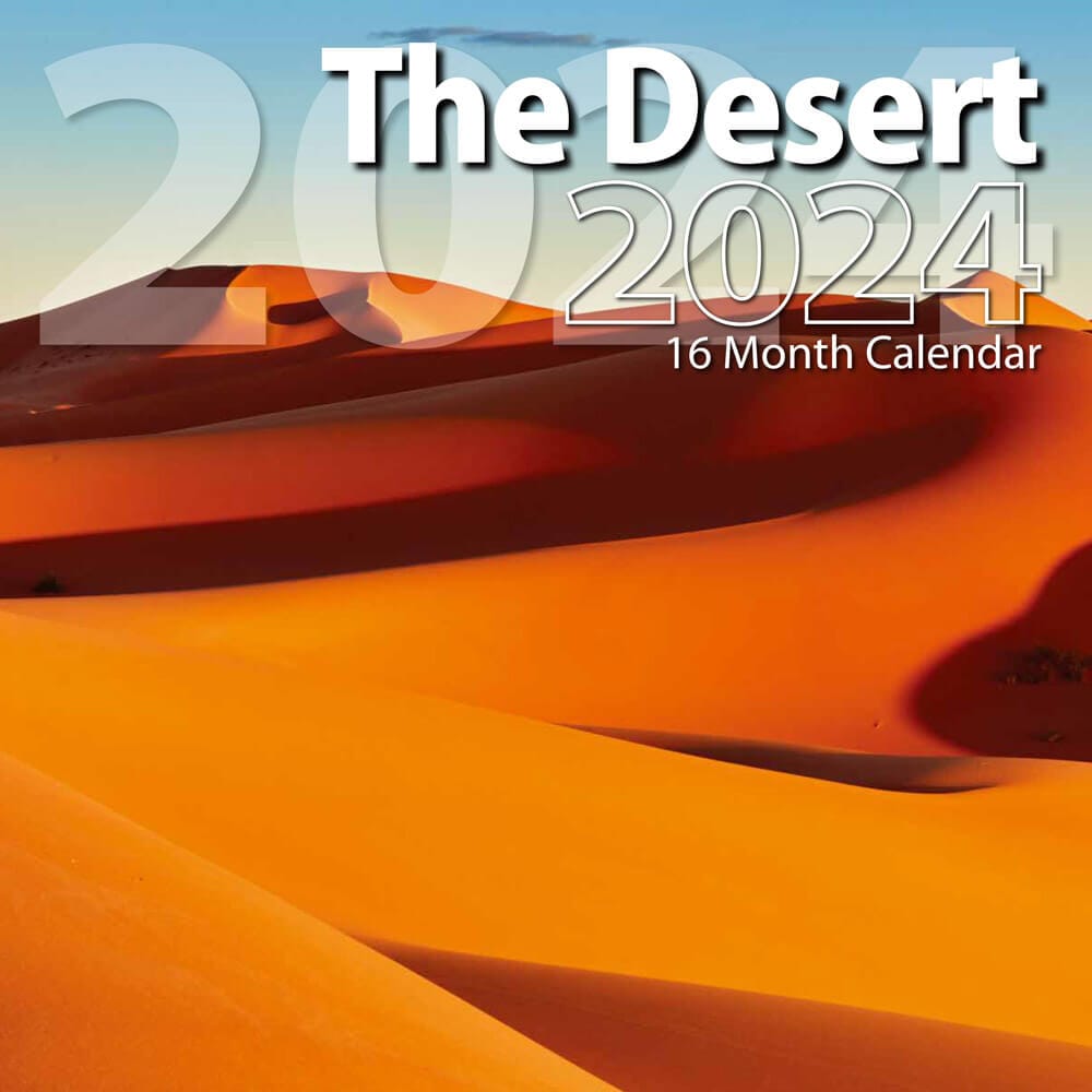 2024 The Desert Themed 16 Month Wall Calendar, 12"