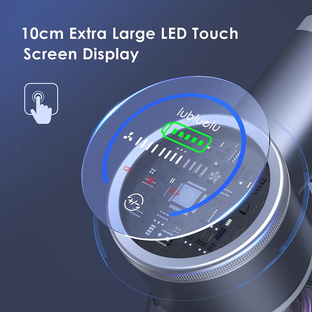 Lubluelu Cordless Vacuum Cleaner, Purple/Black