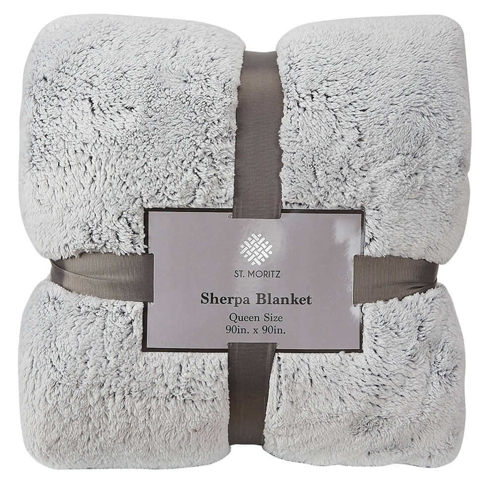 St. Moritz Sherpa Blanket, Queen