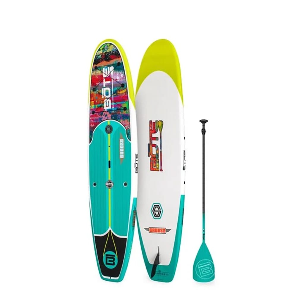BOTE 10' x 6" Breeze Gatorshell Native Paddle Board with Paddle, Native Spectrum