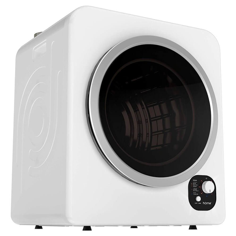 hOmeLabs Compact Front Loading Portable Laundry Dryer, White