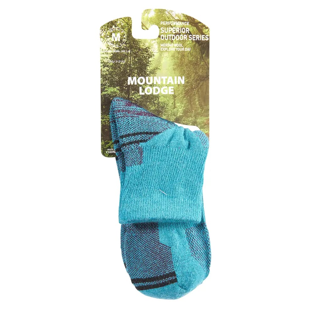 Mountain Lodge Women’s Performance Outdoor Series Merino Wool Hiker Socks