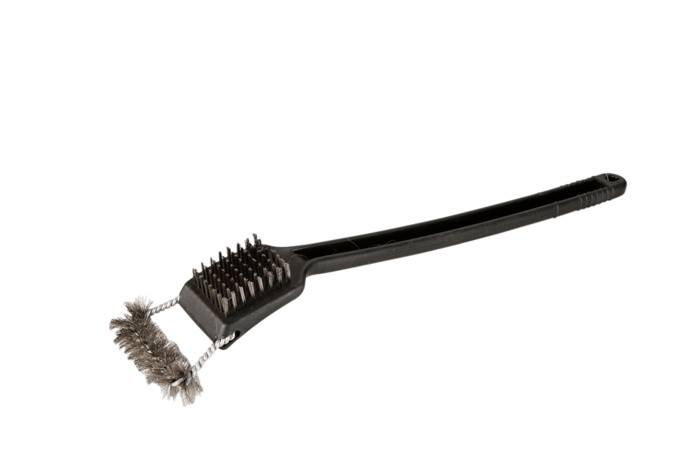 Roadhouse BBQ Stainless Steel Top Action Dual Grill Brush, 18"