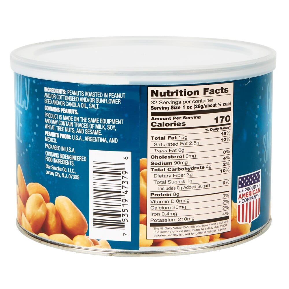 Imperial Nuts Roasted & Salted Party Peanuts, 32 oz
