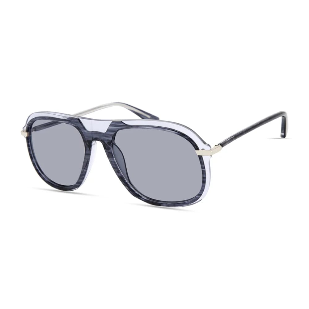 Derek Lam Mila Sunglasses, Ink Navy