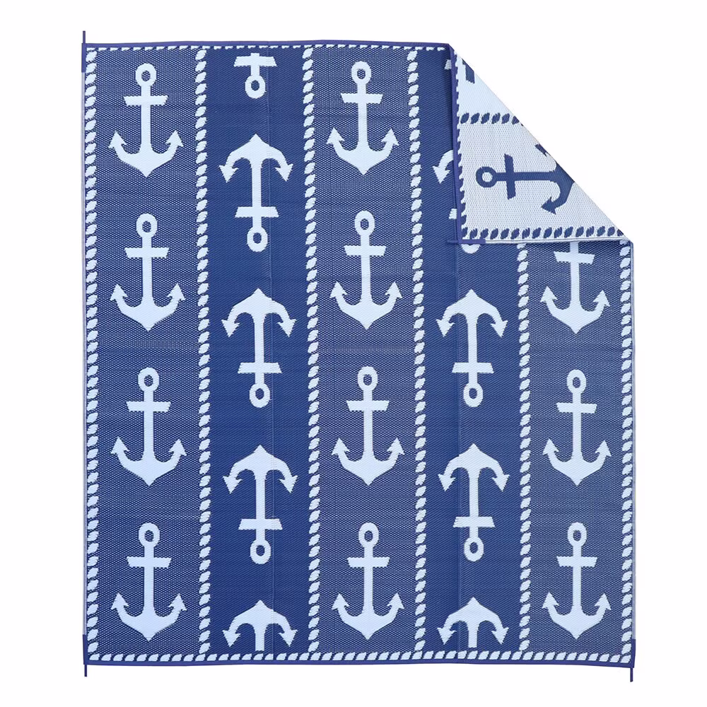 Aurora 9'x9' Reversible Patio Rug