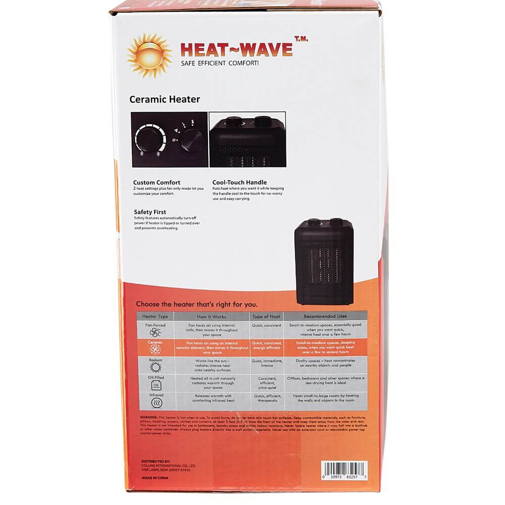 Heat-Wave Ceramic Heater